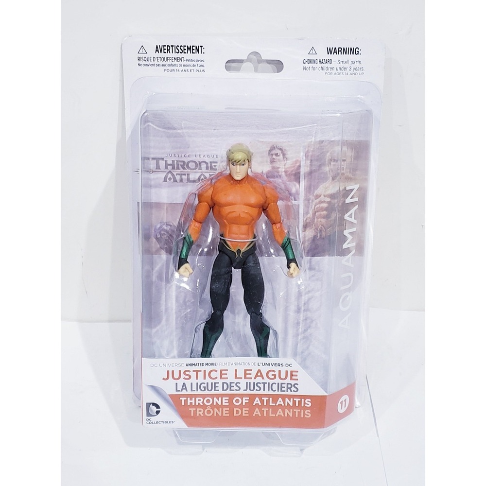 Justice League Throne of Atlantis Animated Movie Aquaman Action Figure #11 - New
